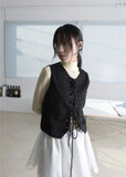 EYELET WESTERN VEST