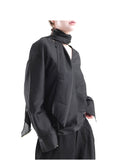 DRAPE SCARF BLOUSE