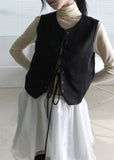 EYELET WESTERN VEST