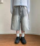 Gochen Carpenter Denim Bermuda Pants