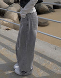 Boarding Grey Wide Denim Pants
