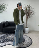 Allain Two-Way Knit Zip-Up