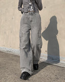 Sori Cargo Wide Denim Pants