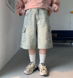 Hayu Cargo Denim Bermuda Pants