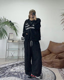 Tevi Lettering Crop Hoodie