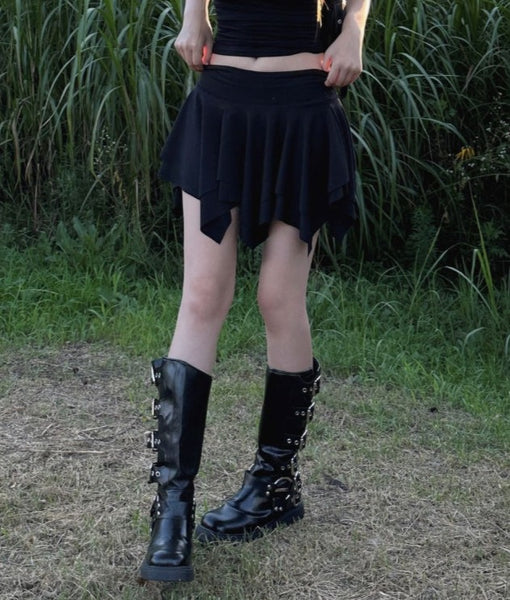 【in a row】Tinkerbell Unbalance Skirt in a row (インアロー) - ティンカーベルアンバランススカート