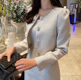 Leviel Puff Tweed Jacket