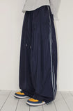 ETHNIC LINE NYLON PANTS