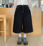 Yabr Stitch Carpenter Cotton Bermuda Pants