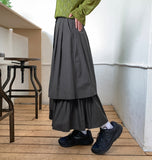 Torienne Frill Layered Long Skirt