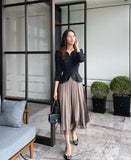 Crete Color Scheme Pleated One Piece