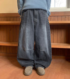 Hokini Washing Balloon Wide Denim Pants