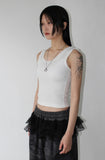 ADORABLE LACE SLEEVELESS
