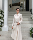 Renea Satin Flare Skirt