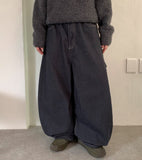 Feltani Heart Carpenter Denim Balloon Wide Pants