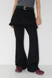FRINGE LAYER SKIRT PANTS