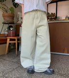 Himiro Basic Cotton Wide Pants