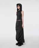 Hooded High Neck Sleeveless
