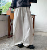 Hiview Rivet Nylon Wide Pants