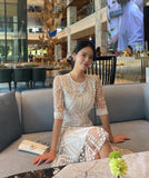 Elzes See-Through One Piece Short Sleeve Ver