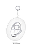 Accent card holder key ring
