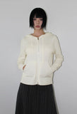 ESSENTIAL KNIT HOOD ZIP-UP