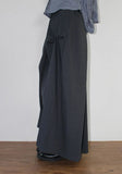FLOWING DART DRAPE SKIRT