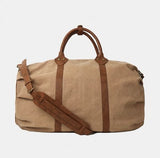 Tero Canvas Leather Duffle Bag