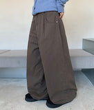 Tomoru Pintuck Cotton Wide Pants