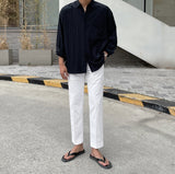 Addie linen overfit shirt