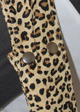 LEOPARD SNAP STRAP BAG