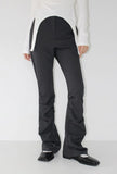 DRAPE SHIRRING BOOTCUT SLACKS