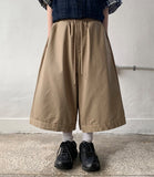 Gohins Cotton Banding Bermuda Pants