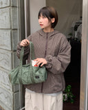 Groua Check Over Hood Windbreaker