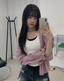 Pobi Seersucker Check Shirt
