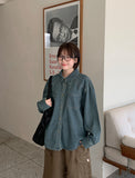 Akimo Pocket Vintage Denim Shirt