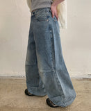 Hayen Parachute Wide Denim Pants