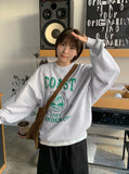 Hanachi Printing Basic Sweatshirt