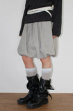 (WOOL) VOLUME TUCK SKIRT