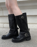 Hami Two-Way Biker Middle Boots