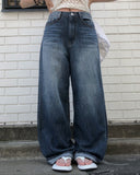 Amyu Summer Denim Wide Pants