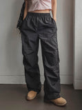 Aero zipper parachute pants