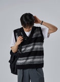 Stripe Mix Vest