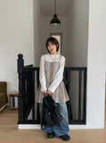 Fume Check Stripe Two Way Sleeveless Mini One Piece