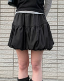 Enne Pumpkin Balloon Mini Skirt