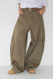 CURVED BARREL CARGO PANTS