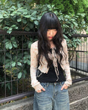 Grip Flower Cardigan Sleeveless Set