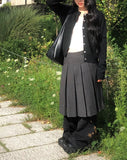 Ati Basic Round Knit Cardigan
