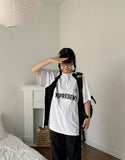 Dup Sporty Printing Short Sleeve Tee