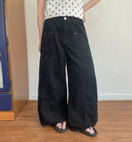 Visitk Summer Cut Cotton Wide Pants